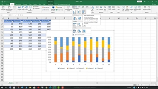 آموزش اکسل از صفر تا صد [درس 25] - نمودارها