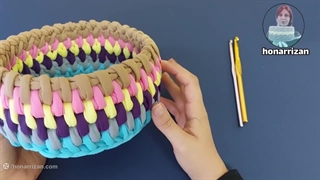 اموزش رایگان بافت سبد اجری.