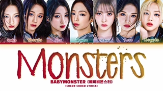 لیریک اینترو Monsters از گروه BABY MONSTER (بیبی مانستر)