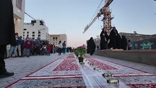 افطاری خاطره‌انگیر در زیباترین خیابان مشهد الرضا