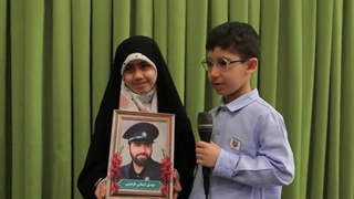 همراه با فرزندان شهدا در روز اول فروردین 1403 - پدر قهرمان من