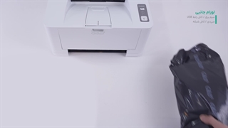 جعبه گشایی چاپگر لیزری تک کاره جی اند بی GB ۱۴۰۰ DN