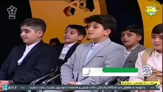 جمع خوانی ربنای ماه مبارک رمضان توسط نوجوان گروه تواشیح تسنیم از شبکه سیما