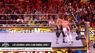 مسابقه تیمی کشتی کج بین Kevin Owens And Sami Zayn در رویداد رسلمنیا ۳۹ - شب اول