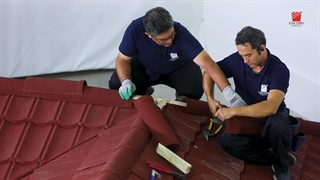 انتخاب رنگ برای سقف شیروانی