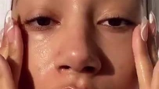 روتین پوستی کوتاه کره ای asmr