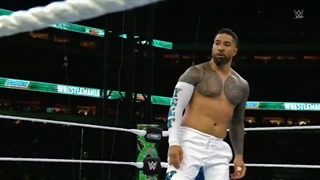 مسابقه کشتی کج جی اوسو در مقابل جیمی اوسو در رسلمنیا 40