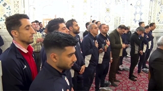 سفر و زیارت امام رئوف(ع) توسط ملی‌پوشان فوتسال جمهوری اسلامی ایران - فروردین 1403