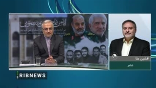 شعرخوانی افشین علا در خصوص حمله به رژیم صهیونیستی