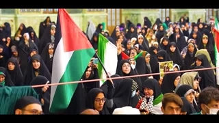 حمایت از فتح الفتوح موشکی و پهپادی سپاه پاسداران در حرم امام رضا(ع)