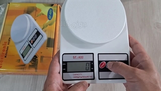 آموزش استفاده از ترازو آشپزخانه دیجیتالی مدل sf400 ده کیلویی