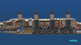 ویدئوی شبیه سازی شده از داخل کشتی تایتانیک پیش از غرق شدن