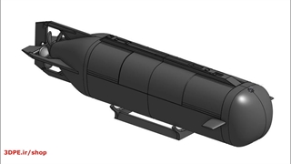 ساخت ماکت زیردریایی با چاپگر سه بعدی