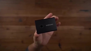 هارد SSD سامسونگ Samsung 2TB T7 Touch Portable SSD Black