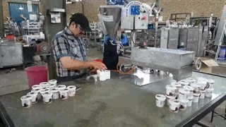 دستگاه پرکن تک نازل پیستونی کرم | 09152000050