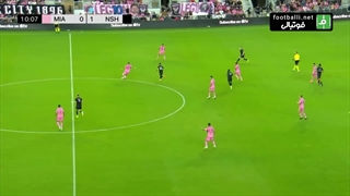 فوری گل دوم لیونل مسی به نشویل (اینتر میامی 3-1 نشویل)