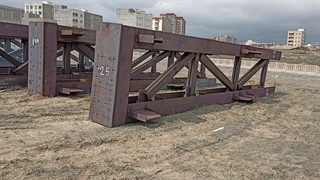 این سازه برای کارخانه ذوب و نورد فولاد است