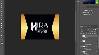 آموزش درست کردن کارت ویزیت پارت یک