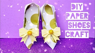 ساخت کفش اوریگامی برای عروسک های کودکان