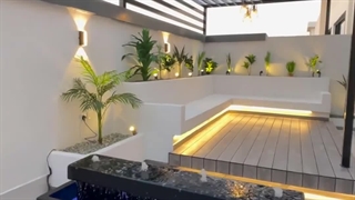 فضایی زیبا و طبیعی در ویلا