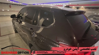 دودی کردن شیشه bmwx3 شیشه دودی ضدخش