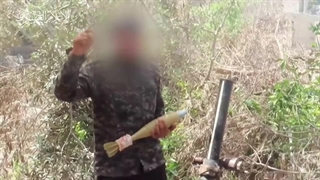 حملات خمپاره ای رزمندگان مقاومت بر تجمع نظامیان صهیونیست پشت دیوارهای غزه - طوفان الاقصی