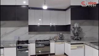 کابینت هایگلاس اجرا شده در مشهد