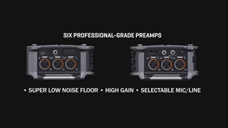 رکوردر زوم Zoom F6 6-Input / 14-Track Multitrack Field Recorder
