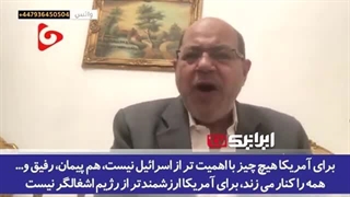 14030221: عصبانیت شدید نویسنده مصری ازترس کشورها و رسانه‌های عربی در حمایت از فلسطین؛ دستورات از آمریکا می‌آید