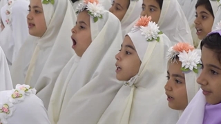 مراسم جشن تکلیف پروانه ها - میلاد حضرت معصومه(س) و روز دختر در حرم مطهر رضوی