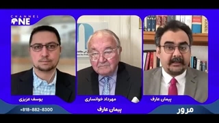 14030124: پایان صهیونیزم یا مقاومت اسلامی فلسطین؟ مناظره مهرداد خوانساری و یوسف عزیزی با مدیریت پیمان عارف