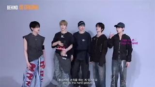 پشت صحنه‌ی ضبط اجرای Studio Choom با حضور TxT با زیرنویس فارسی