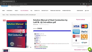 Solution Manual of Heat Conduction by Latif M. Jiji 3rd edition pdf