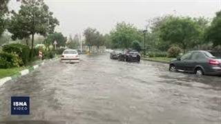 ادامه بارش‌های سیل‌آسا و تگرگ در مشهد