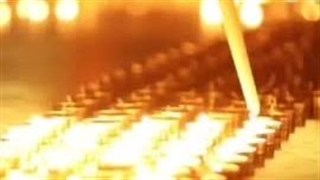 ترسیم پرتره شهید رئیسی با ۶ هزار شمع=)