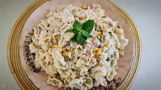 طرز تهیه سالاد ماکارونی خانگی