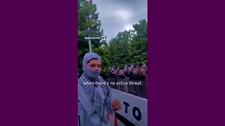 پلیس دانشجویان اردوگاه همبستگی فلسطین دالاس را دستگیر کرد !!