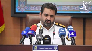 سرهنگ سید ابوالفضل موسوی پور نشست خبری تمهیدات ترافیکی مراسم ارتحال امام (ره) پلیس راهور