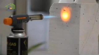 تست و بررسی عایق بودن بلوک هبلکس در برابر گرمای مستقیم!