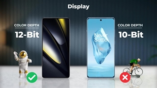 مقایسه گوشی وان پلاس 12R و پوکو F6