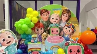 دکور جشن با تم تولد کوکوملون ویژه پسربچه ها