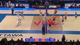خلاصه دیدار ایتالیا 3 _ هلند 0 - هفته دوم رقابتهای لیگ ملتهای والیبال 2024