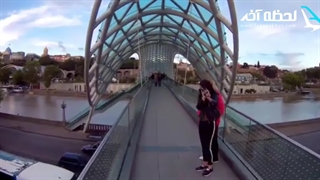 پل صلح تفلیس شاهکاری از معماری مدرن