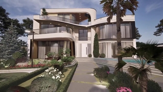 طراحی و ساخت ویلای تریپلکس | انیمیشن ویلا | طراحی سه بعدی