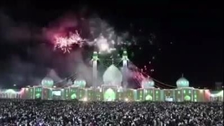 نور باران مسجد جمکران