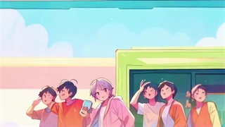 آهنگ Dynnamite BTS بی تی اس ورژن انیمه