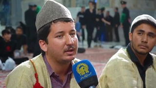 مراسم عزاداری سنتی اقوام مردم کهکیلویه و بویراحمد در حرم مطهر رضوی - محرم 1403