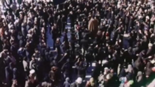 فیلمی از عزاداری محرم در حرم امام رضا(ع) در دهه ۵۰