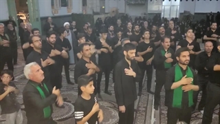 ۰۸ - مراسم عزاداری شب عاشورای حسینی حسینیه صاحب الزمان (عج) بهاباد محرم ۱۴۰۳ شمسی