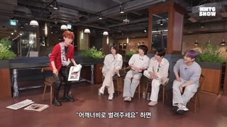 برنامه MMTG SHOW با حضور STRAY KIDS( هان، لینو، چانگبین و هیونجین) ♡♡ همراه ( پارت 1) کپ